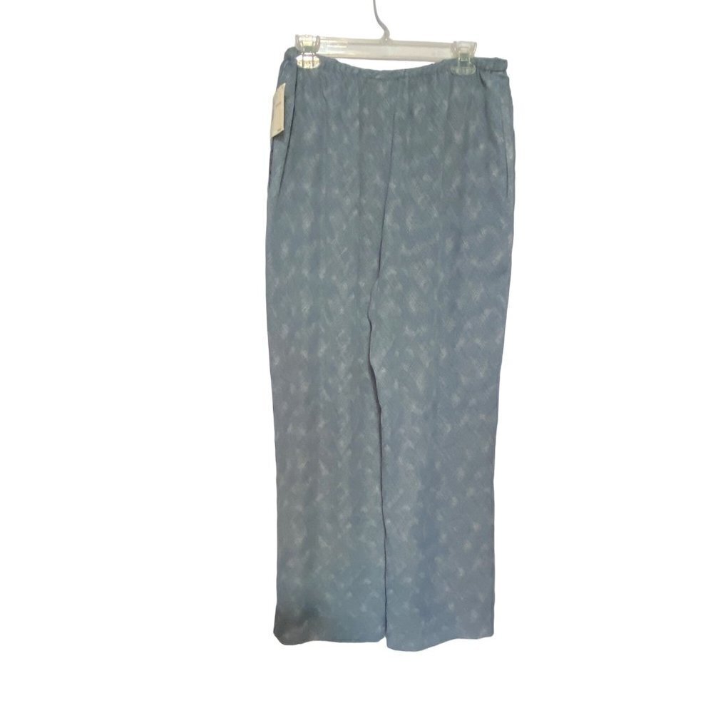 Liz Claiborne Liz Sport Elastic Waist Pull On Wide Leg Pants Size Large